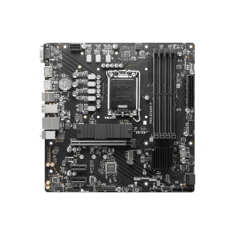 MSI PRO B760M-P scheda madre Intel B760 LGA 1700 micro ATX MSI PRO B760M-P scheda madre Intel B760 LGA 1700 micro ATX