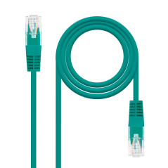 Nanocable 10.20.0401-GR networking cable Green 39.4" (1 m) Cat6e U UTP (UTP)