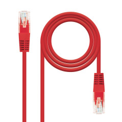 Nanocable 10.20.0401-R cavo di rete Rosso 1 m Cat6e U UTP (UTP)