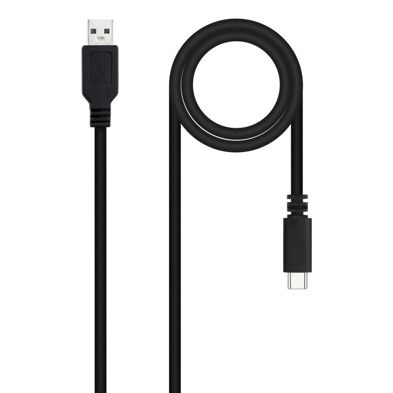 Nanocable USB 2.0, 2m USB cable 78.7" (2 m) USB C 2 x USB A Black Nanocable USB 2.0, 2m USB cable 78.7" (2 m) USB C 2 x USB A Black