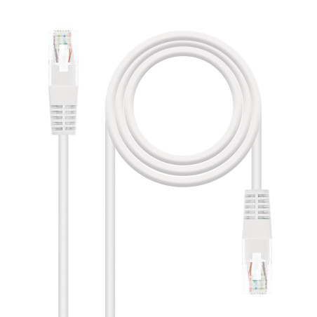 Nanocable 10.20.0401-W networking cable White 39.4" (1 m) Cat6e U/UTP (UTP)