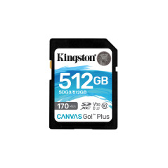 Kingston Technology Canvas Go! Plus 512 GB SD UHS-I Class 10