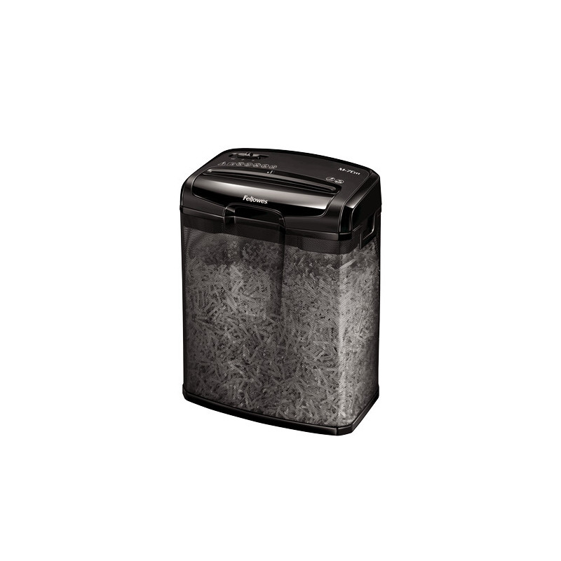 Fellowes M-7Cm distruggi documenti Taglio a particelle Nero Fellowes M-7Cm distruggi documenti Taglio a particelle Nero