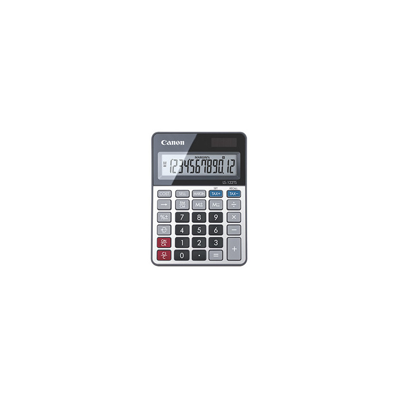 Canon LS-122TS calculator Desktop Display Gray