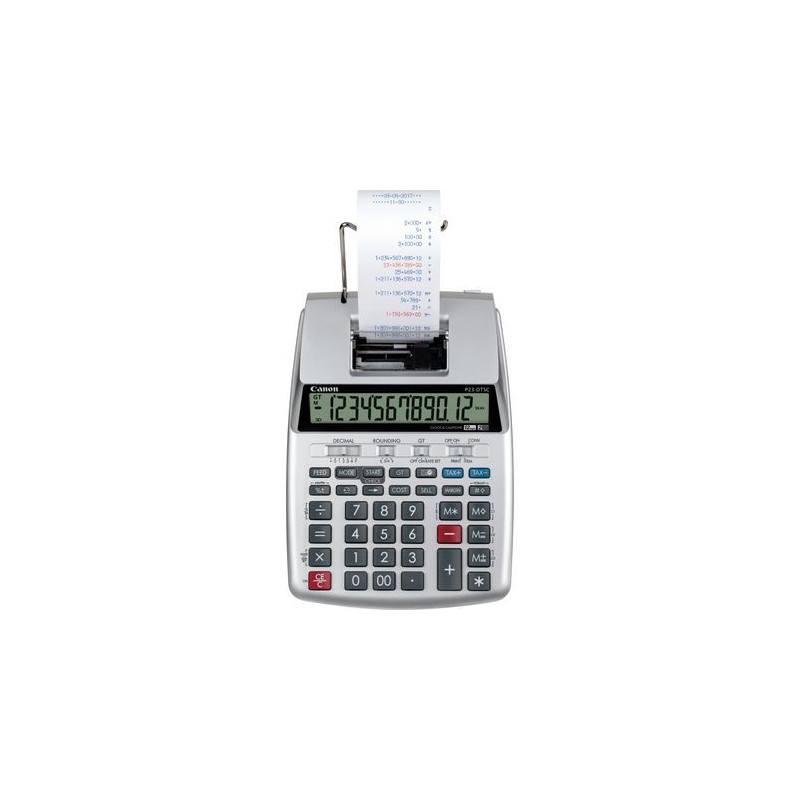 Canon P23-DTSC calcolatrice Desktop Calcolatrice con stampa Argento Canon P23-DTSC calcolatrice Desktop Calcolatrice con stampa Argento