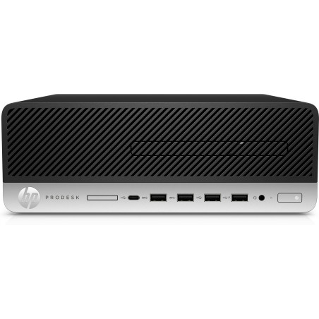 HP ProDesk 600 G4 Refurbished Intel® Core™ i5 i5-8500 8 GB DDR4-SDRAM 256 GB SSD Windows 10 Pro SFF PC Black, Silver