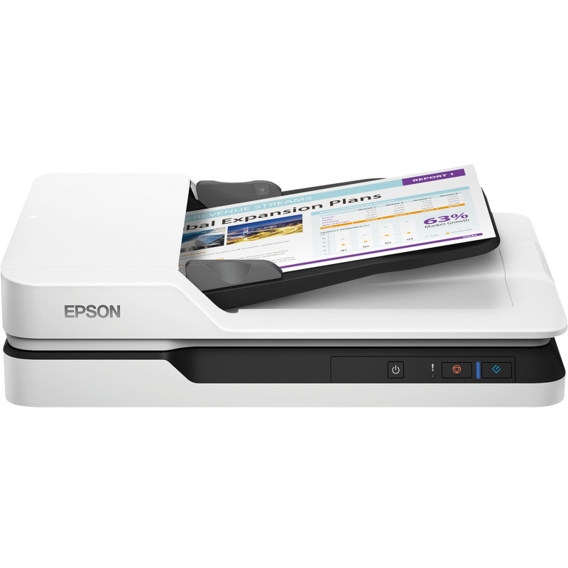 Epson WorkForce DS-1630 Flatbed scanner 1200 x 1200 DPI A4 Black, White Epson WorkForce DS-1630 Flatbed scanner 1200 x 1200 DPI A4 Black, White