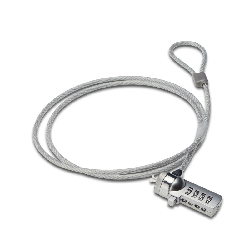 Ewent EW1241 cable lock Silver 59.1" (1.5 m) Ewent EW1241 cable lock Silver 59.1" (1.5 m)