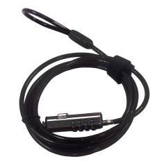 Ewent EW1238 cable lock Black 70.9" (1.8 m)