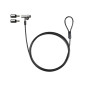 TooQ TQCLKC0045-G cable lock Gray 59.1" (1.5 m) TooQ TQCLKC0045-G cable lock Gray 59.1" (1.5 m)