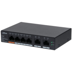 Dahua Technology DH-CS4006-4GT-60 network switch Managed L2 Gigabit Ethernet (10 100 1000) Power over Ethernet (PoE) Black