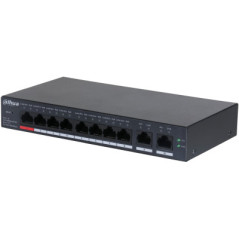 Dahua Technology DH-CS4010-8ET-110 switch di rete Gestito L2 Fast Ethernet (10 100) Supporto Power over Ethernet (PoE) Nero