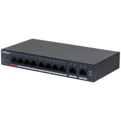 Dahua Technology DH-CS4010-8GT-110 network switch Managed L2 Gigabit Ethernet (10 100 1000) Power over Ethernet (PoE) Black
