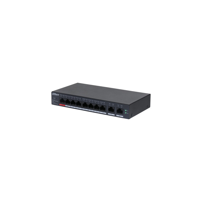 Dahua Technology DH-CS4010-8GT-110 network switch Managed L2 Gigabit Ethernet (10/100/1000) Power over Ethernet (PoE) Black Dahua Technology DH-CS4010-8GT-110 network switch Managed L2 Gigabit Ethernet (10/100/1000) Power over Ethernet (PoE) Black