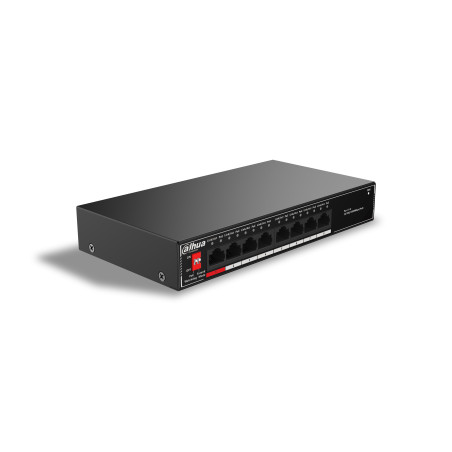 Dahua Technology PoE SG1008P Non gestito Gigabit Ethernet (10 100 1000) Supporto Power over Ethernet (PoE) Nero