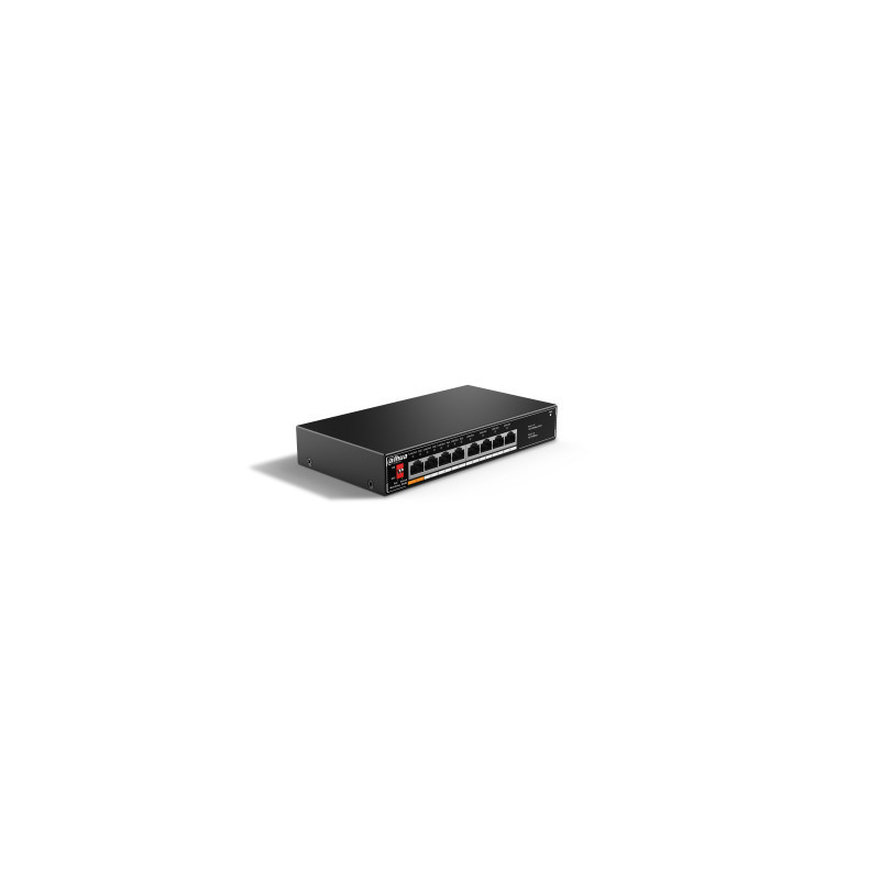 Dahua Technology PoE SF1008LP Non gestito L2 Fast Ethernet (10/100) Supporto Power over Ethernet (PoE) Nero Dahua Technology PoE SF1008LP Non gestito L2 Fast Ethernet (10/100) Supporto Power over Ethernet (PoE) Nero
