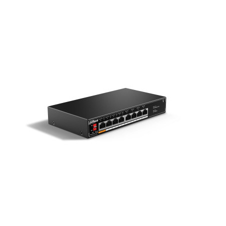 Dahua Technology PoE SF1008LP Non gestito L2 Fast Ethernet (10 100) Supporto Power over Ethernet (PoE) Nero