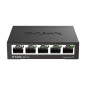 D-Link DGS-105 Unmanaged L2 Gigabit Ethernet (10/100/1000) Black