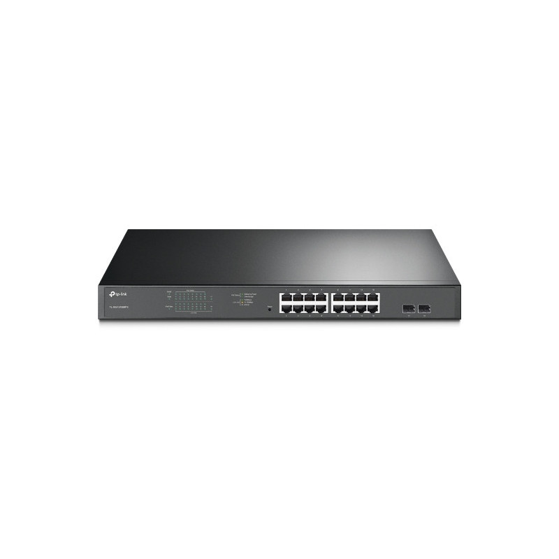 TP-Link TL-SG1218MPE Gestito L2 Gigabit Ethernet (10/100/1000) Supporto Power over Ethernet (PoE) 1U Nero TP-Link TL-SG1218MPE Gestito L2 Gigabit Ethernet (10/100/1000) Supporto Power over Ethernet (PoE) 1U Nero