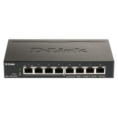 D-Link DGS-1100-08PV2 B network switch Managed L2 L3 Gigabit Ethernet (10 100 1000) Power over Ethernet (PoE) Black