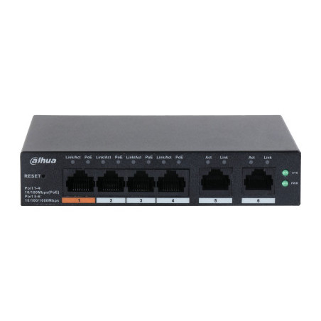 Dahua Technology DH-CS4226-24ET-375 Managed L2 Gigabit Ethernet (10/100/1000) Power over Ethernet (PoE) Black