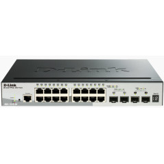 D-Link DGS-1510-20 network switch Managed L3 Gigabit Ethernet (10 100 1000) Black