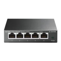 TP-Link TL-SG105S Non gestito Gigabit Ethernet (10 100 1000) Nero