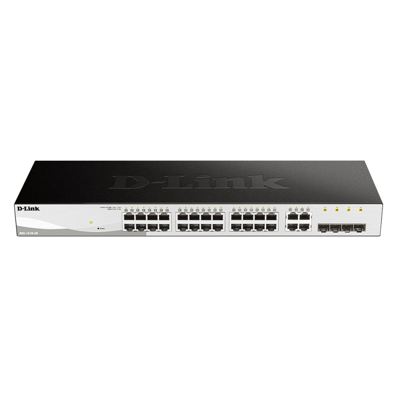 D-Link DGS-1210-28 network switch Managed L2 Gigabit Ethernet (10/100/1000) 1U Black