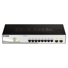 D-Link DGS-1210-10 network switch Managed L2 Gigabit Ethernet (10 100 1000) 1U Black, Gray