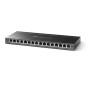 TP-Link TL-SG116E Unmanaged L2 Gigabit Ethernet (10/100/1000) Black TP-Link TL-SG116E Unmanaged L2 Gigabit Ethernet (10/100/1000) Black