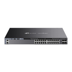 TP-Link Omada SG6428XHP network switch Managed L3 Gigabit Ethernet (10 100 1000) Power over Ethernet (PoE) 1U Black