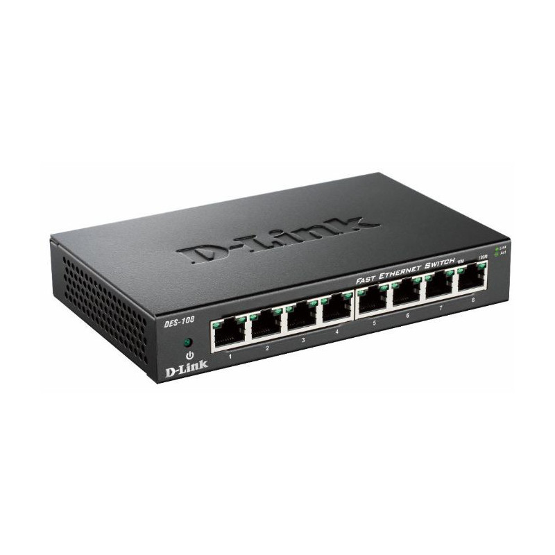 D-Link DES-108 Nero D-Link DES-108 Nero