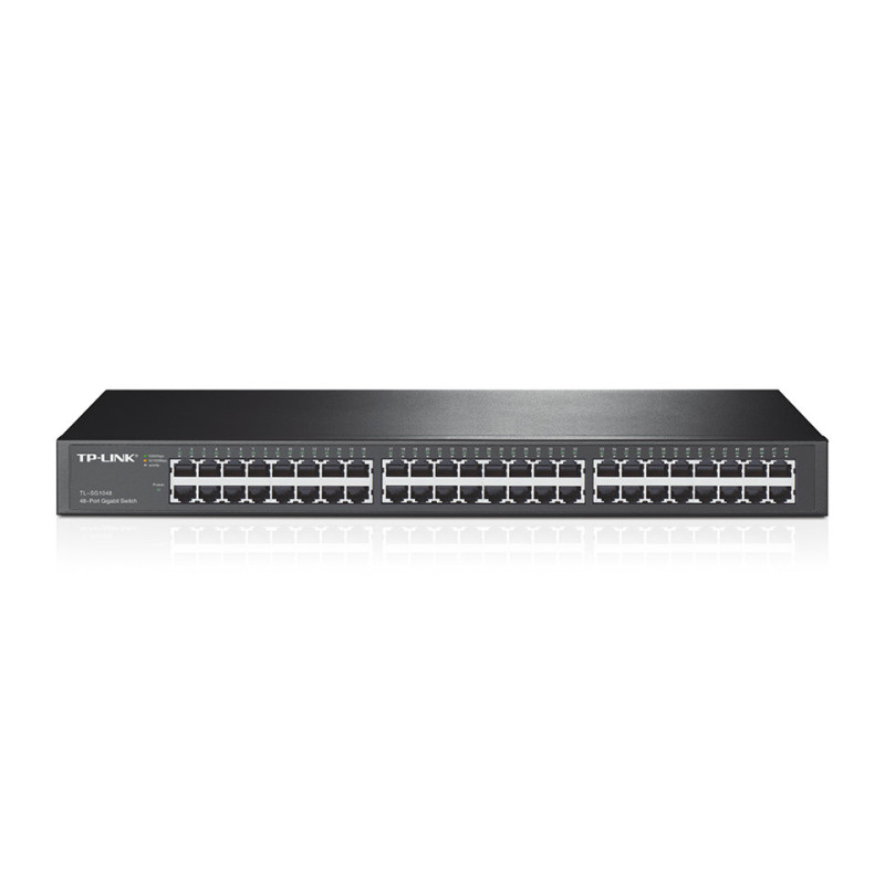 TP-Link TL-SG1048 Non gestito Gigabit Ethernet (10/100/1000) 1U Nero TP-Link TL-SG1048 Non gestito Gigabit Ethernet (10/100/1000) 1U Nero
