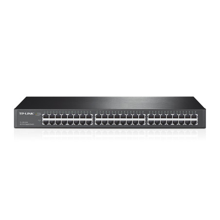 TP-Link TL-SG1048 Non gestito Gigabit Ethernet (10/100/1000) 1U Nero