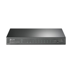 TP-Link T1500G-10PS(TL-SG2210P) Managed L2 Gigabit Ethernet (10 100 1000) Power over Ethernet (PoE) Black