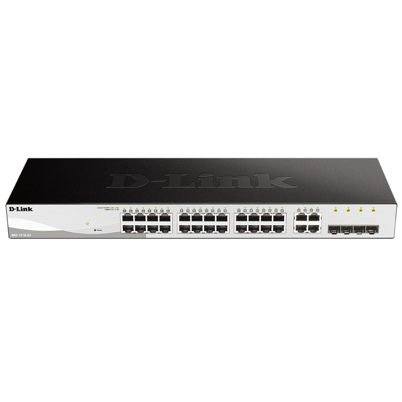 D-Link DGS-1210-24 network switch Managed L2 Gigabit Ethernet (10/100/1000) 1U Black D-Link DGS-1210-24 network switch Managed L2 Gigabit Ethernet (10/100/1000) 1U Black