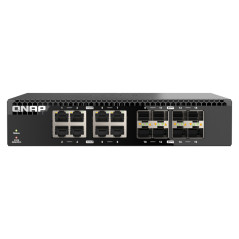 QNAP QSW-3216R-8S8T network switch Unmanaged L2 10G Ethernet (100 1000 10000) Black
