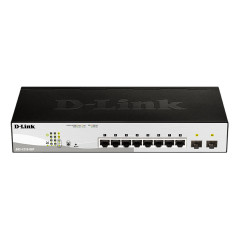 D-Link DGS-1210-08P network switch Managed L2 L3 Gigabit Ethernet (10 100 1000) Power over Ethernet (PoE) Black