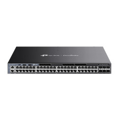 TP-Link Omada SG6654XHP network switch Managed L3 Gigabit Ethernet (10 100 1000) Power over Ethernet (PoE) 1U Black