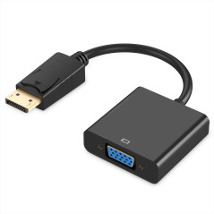 Ewent EC1454 video cable adapter 5.91" (0.15 m) DisplayPort VGA (D-Sub) Black