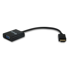Equip 11903607 video cable adapter HDMI Type A (Standard) VGA (D-Sub) Black