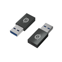 Conceptronic DONN10G cable gender changer USB A USB C Black