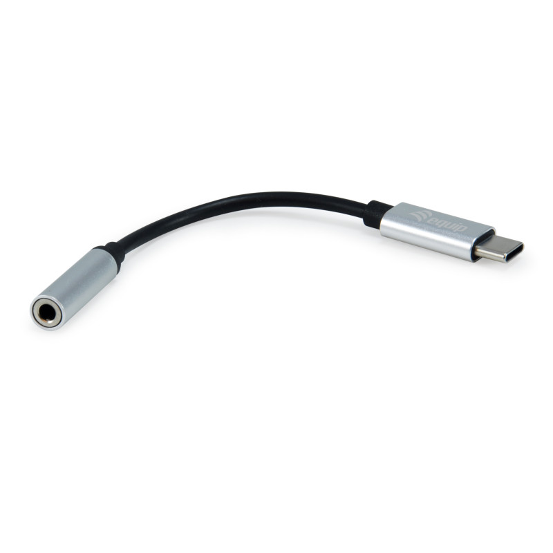 Equip 133474 mobile phone cable Black, Silver 5.91" (0.15 m) USB-C 3.5 mm Equip 133474 mobile phone cable Black, Silver 5.91" (0.15 m) USB-C 3.5 mm
