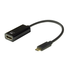 Ewent EW9823 video cable adapter 5.91" (0.15 m) USB Type-C HDMI Type A (Standard) Black
