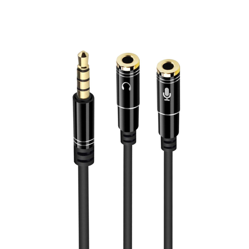 Ewent EC1641 cavo audio 0,3 m 3.5mm 2 x 3.5mm Nero Ewent EC1641 cavo audio 0,3 m 3.5mm 2 x 3.5mm Nero