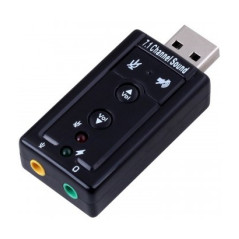 Ewent EW3762 adattatore per inversione del genere dei cavi USB audio-in audio-out Nero
