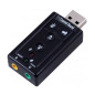 Ewent EW3762 adattatore per inversione del genere dei cavi USB audio-in/audio-out Nero