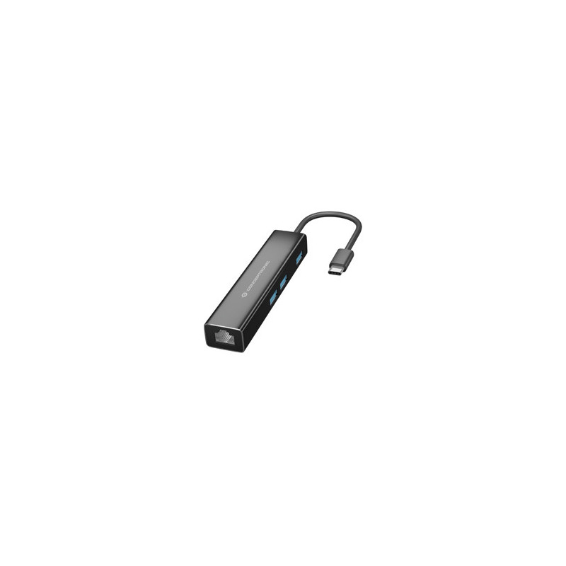 Conceptronic DONN07B laptop dock/port replicator USB 3.2 Gen 1 (3.1 Gen 1) Type-C Black