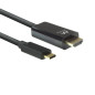 Ewent EW9824 cavo e adattatore video 2 m USB tipo-C HDMI tipo A (Standard) Nero Ewent EW9824 cavo e adattatore video 2 m USB tipo-C HDMI tipo A (Standard) Nero