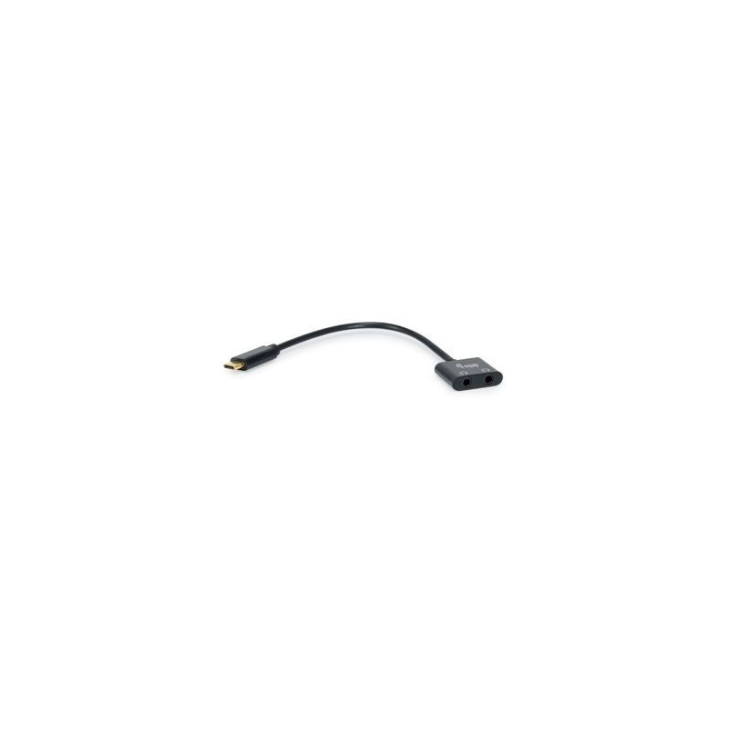 Equip 133469 audio cable 5.91" (0.15 m) USB C 2 x 3.5mm Black Equip 133469 audio cable 5.91" (0.15 m) USB C 2 x 3.5mm Black
